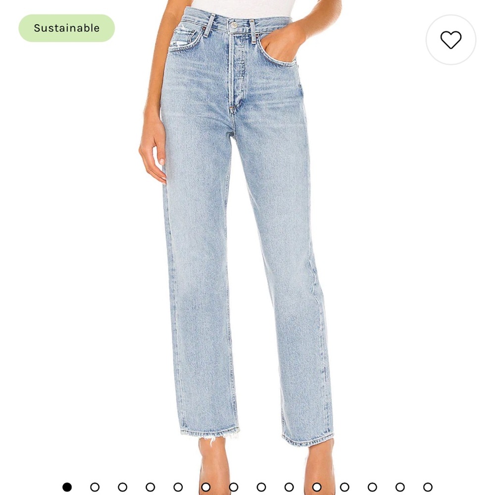 AGOLDE 90's Mid Rise Loose Fit in Snapshot